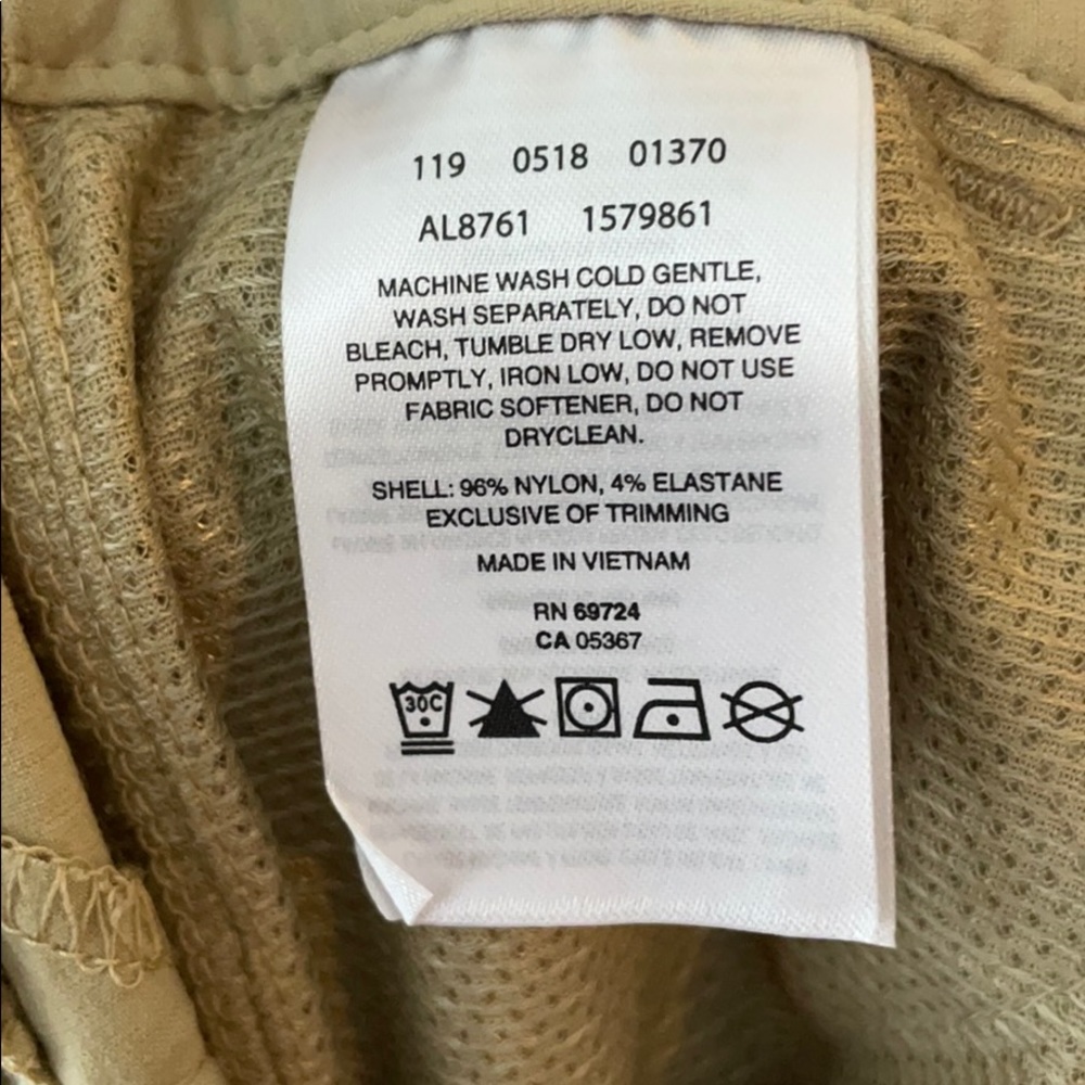 COLUMBIA WOMEN’S ARUBA ROLL UP PANTS TAN - Picture 6 of 7
